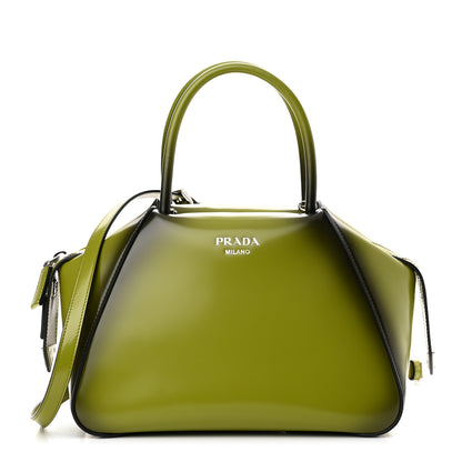 Prada Spazzolato Small Supernova Handbag Edera Sfumato 1 of 8