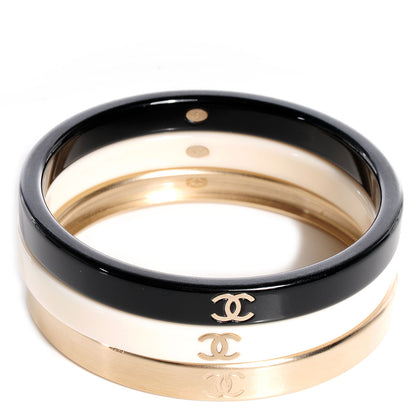 Chanel CC Bangle Set of 3 1 of 5