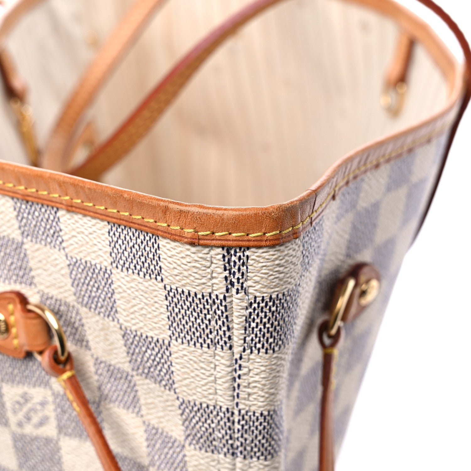 Louis Vuitton Damier Azur Neverfull MM 19 of 20