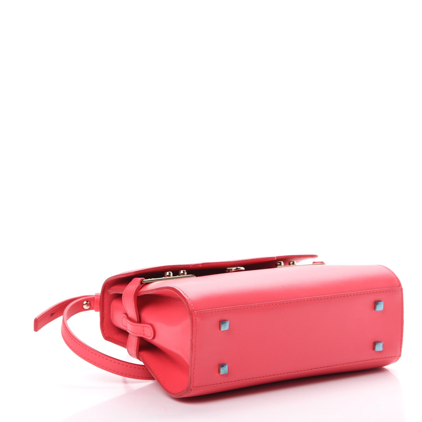 Smooth Calfskin Mini Tempete Satchel Rose Candy
