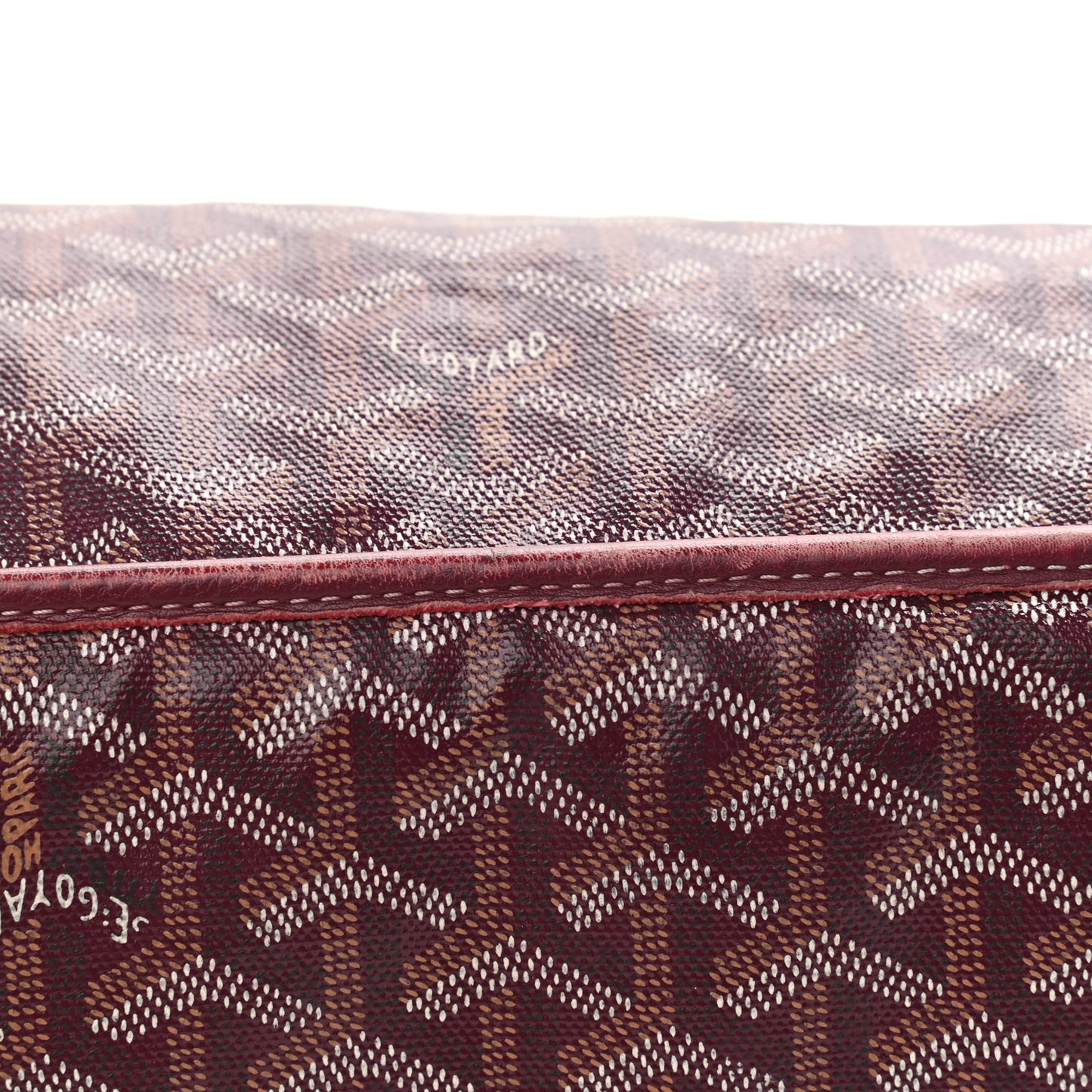 Goyardine Saint Louis PM Burgundy