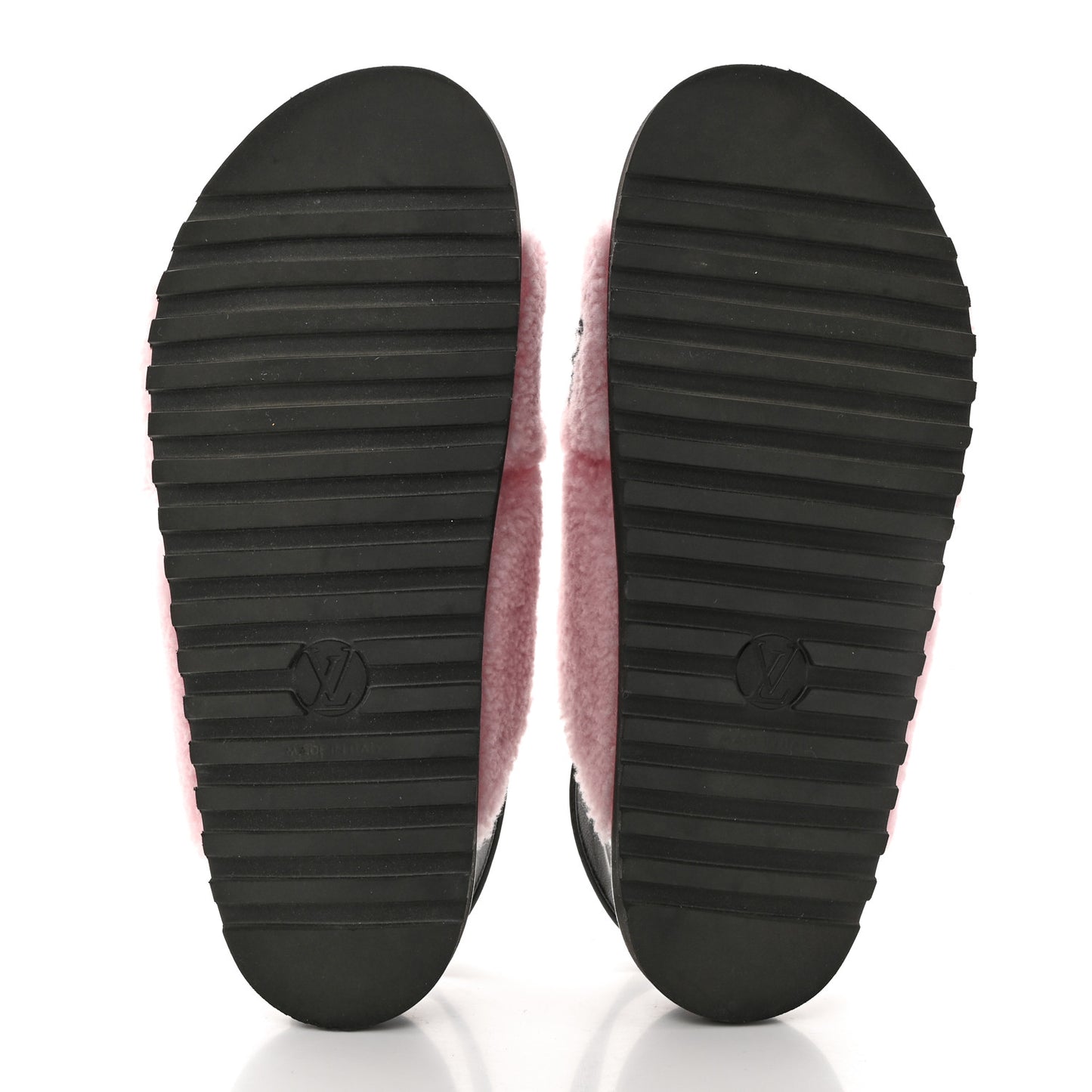Shearling Paseo Sandals 41 Pink