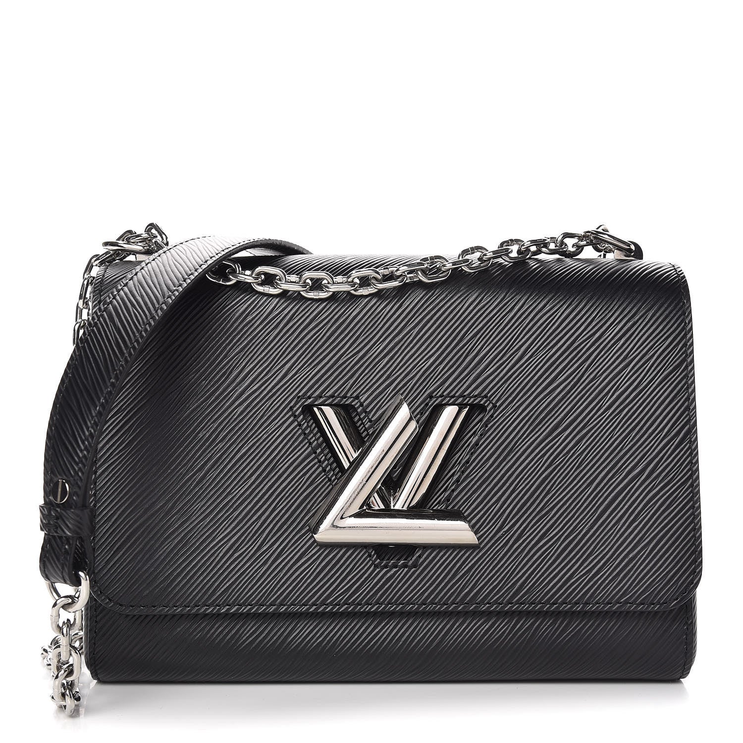 Louis Vuitton Epi Twist Shoulder Bag MM Black 1 of 10