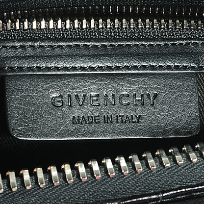 Givenchy Calfskin Crocodile Embossed Small Antigona Black 6 of 7