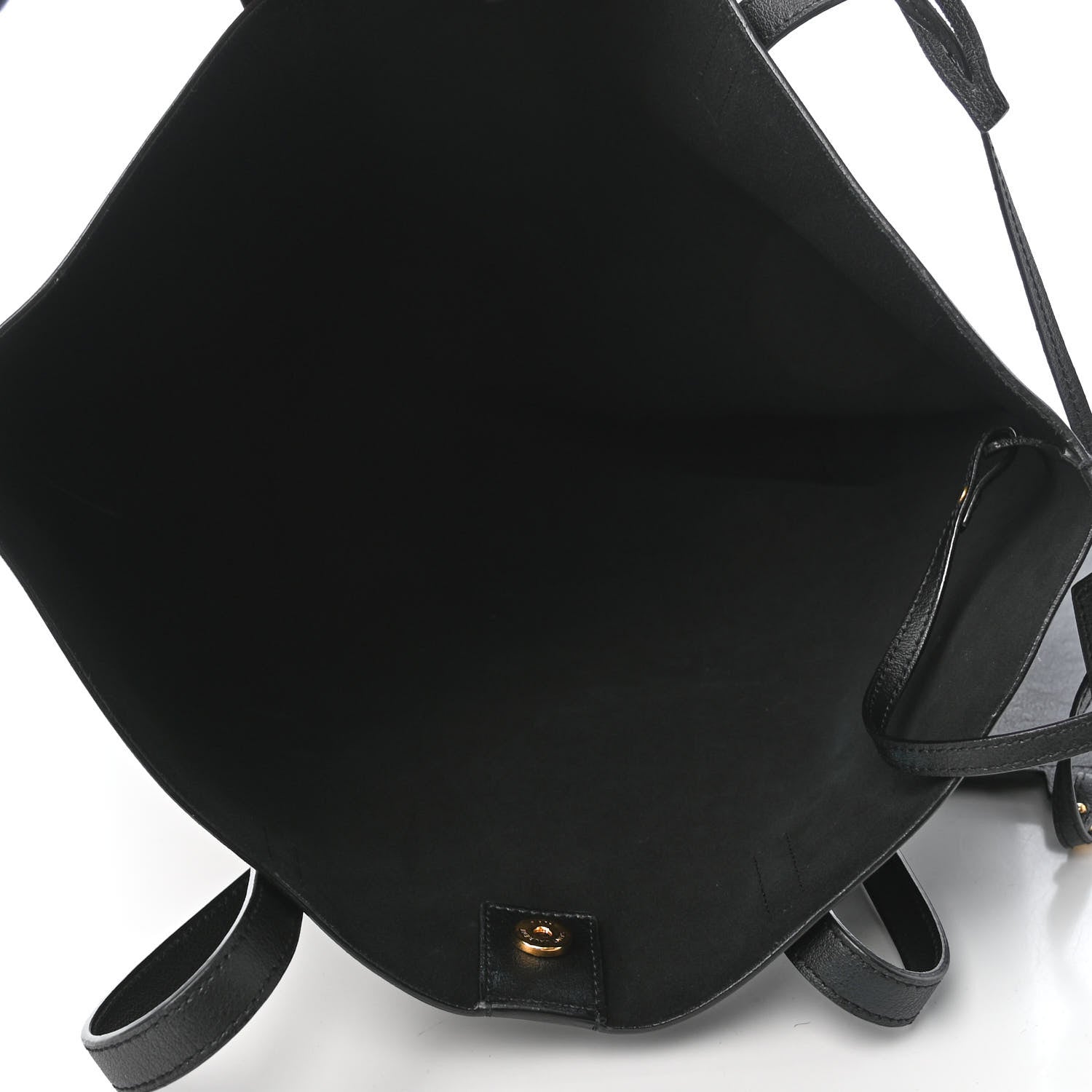 Saint Laurent Calfskin North-South Shopping Tote Black 4 of 4