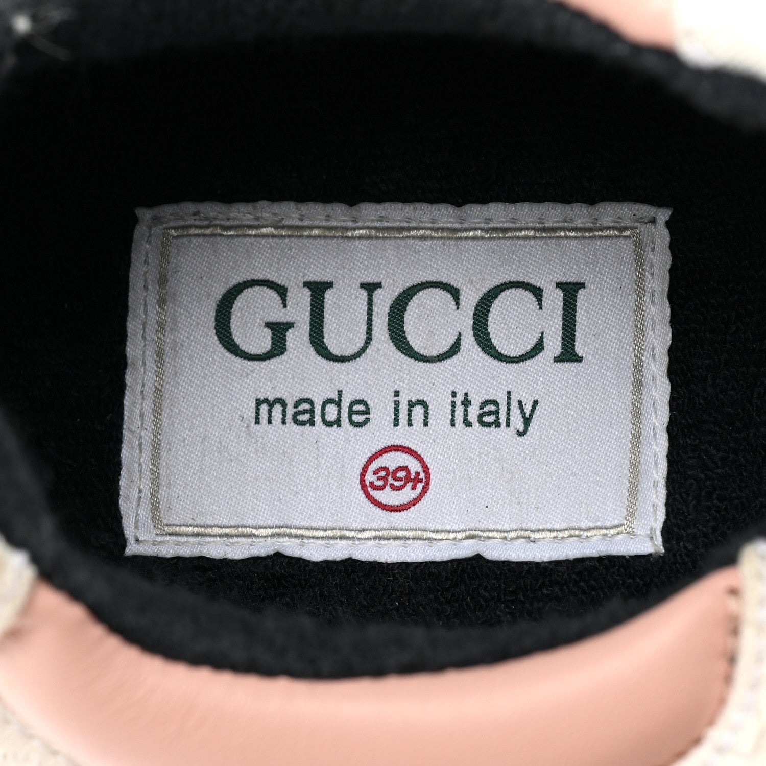 Gucci GG Supreme Monogram Mix Monogram Womens Rhyton Sneakers 39.5 London Blue Beige Pale Pink 8 of 17