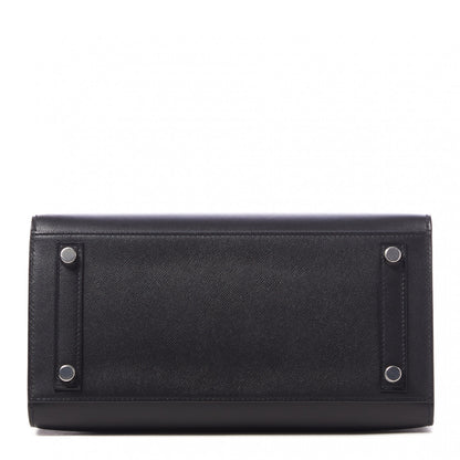 Hermes Madame Calfskin Birkin Sellier 25 Black 5 of 29