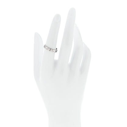 Cartier 18K White Gold 3.5mm LOVE Wedding Band Ring 54 7 2 of 5