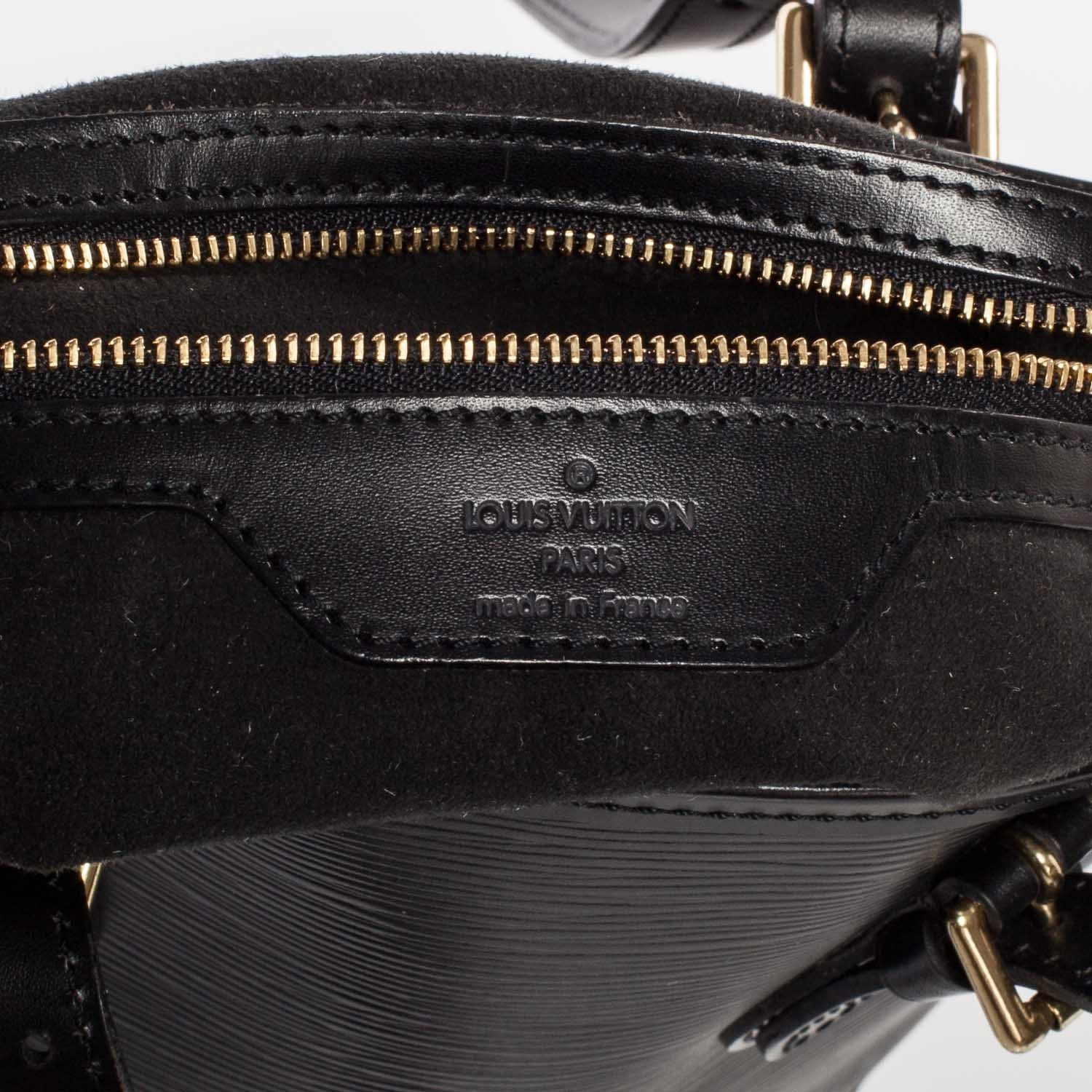Louis Vuitton Epi Petit Bucket 23 Black 7 of 8