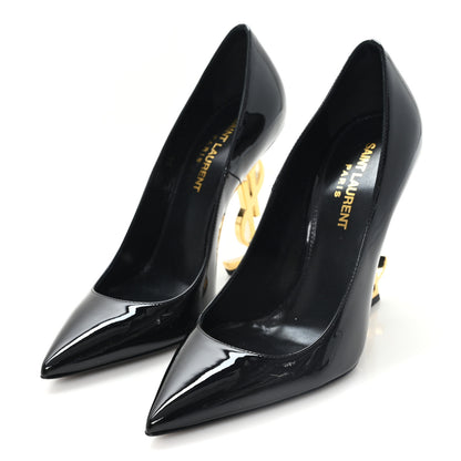 Saint Laurent Patent Opyum 110 Pumps 36 Black Gold 36 Black Gold 4 of 10