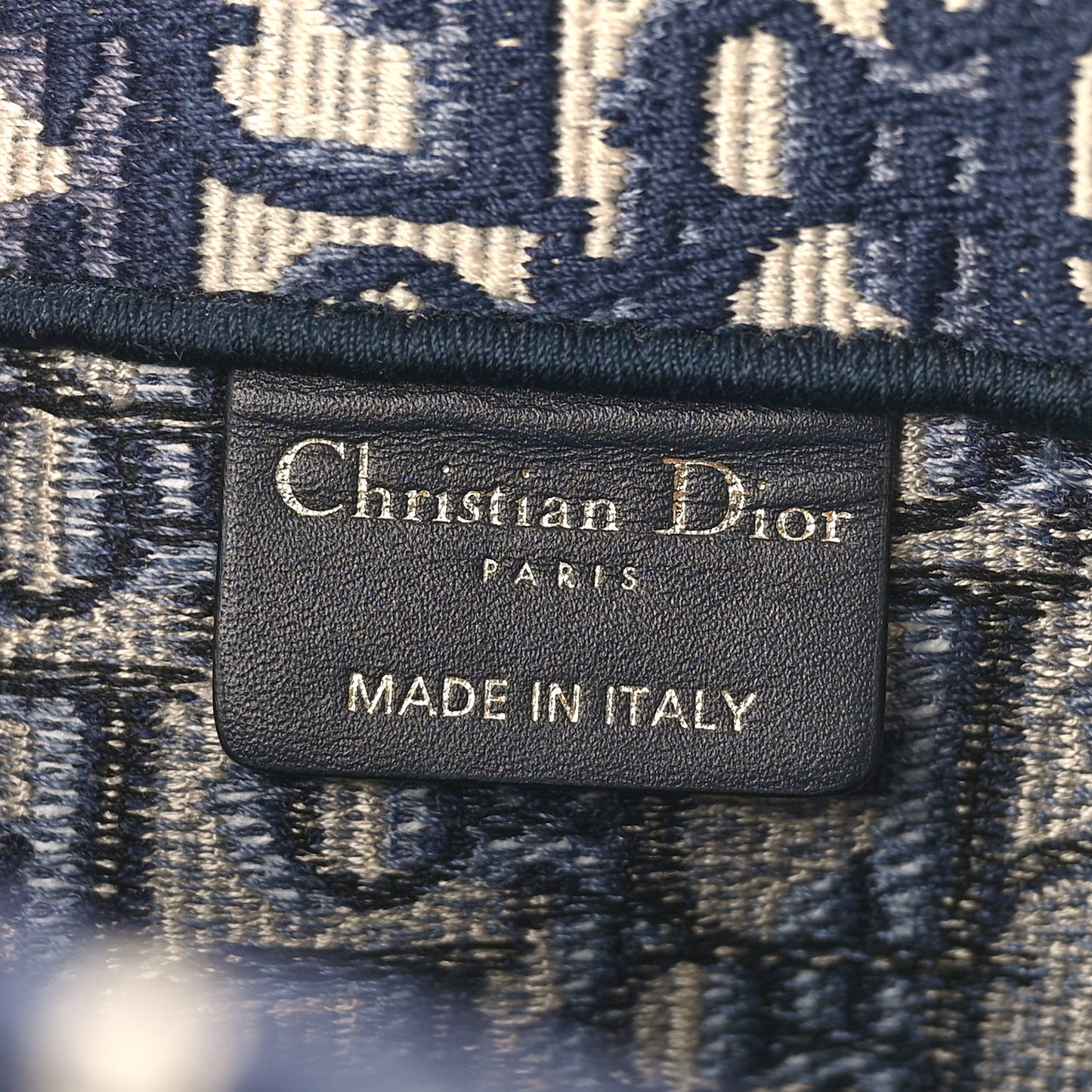 Oblique Medium Book Tote Blue Multicolor