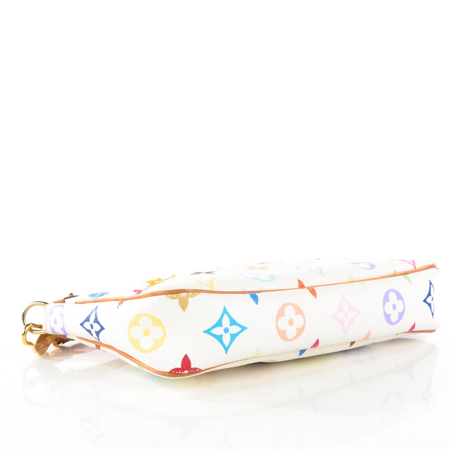 Louis Vuitton Monogram Multicolor Pochette Accessories White 4 of 8