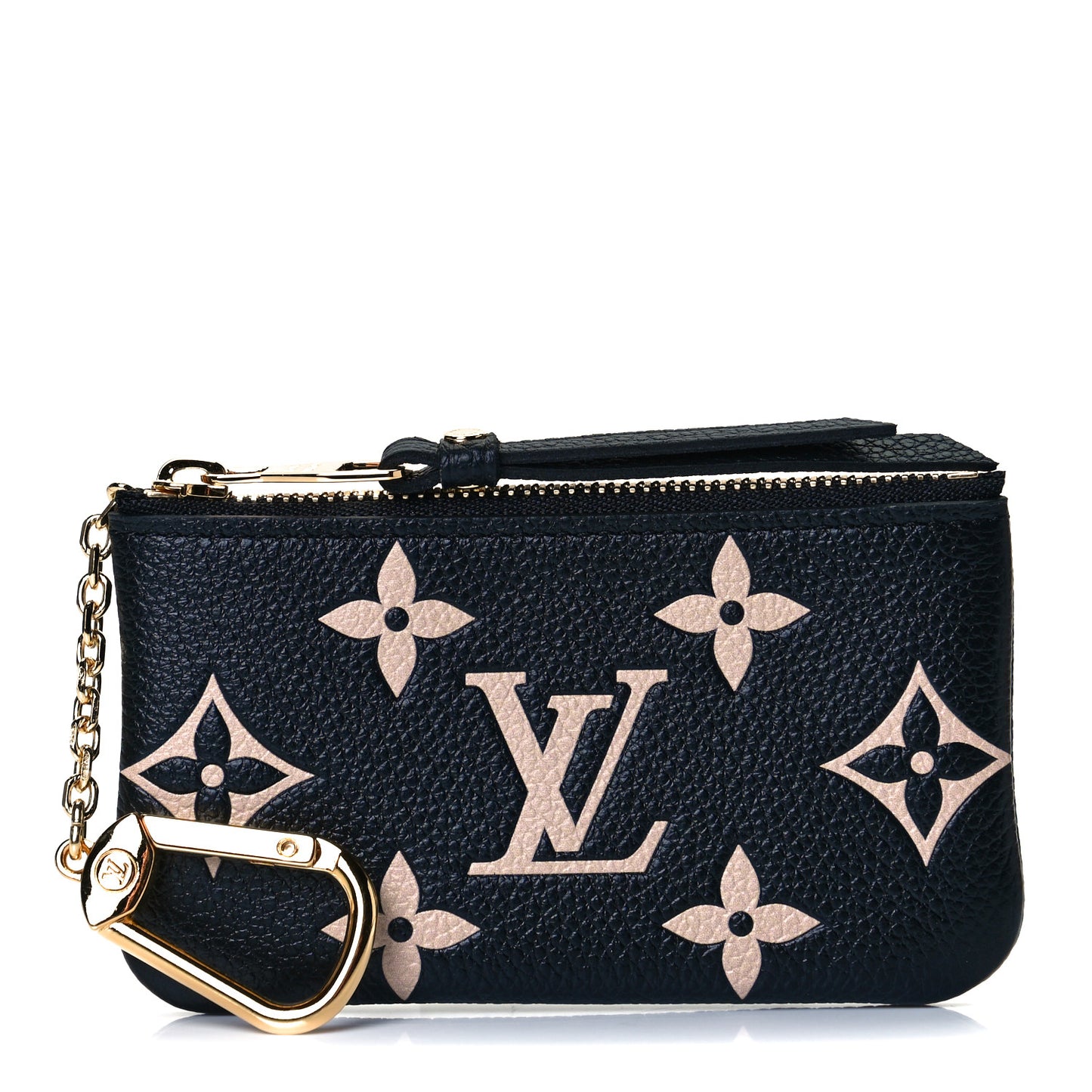 Empreinte Monogram Giant Key Pouch Black Beige