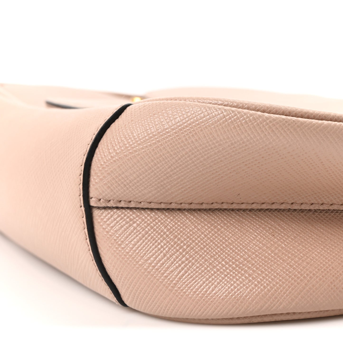 Saffiano Flap Shoulder Bag Cipria