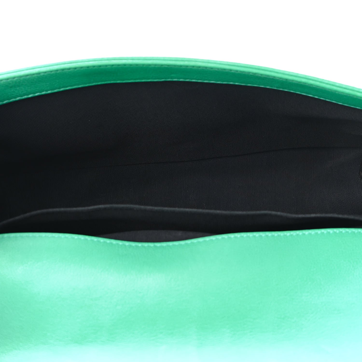 Chanel Calfskin Quilted Medium Boy Flap Green 5 of 8