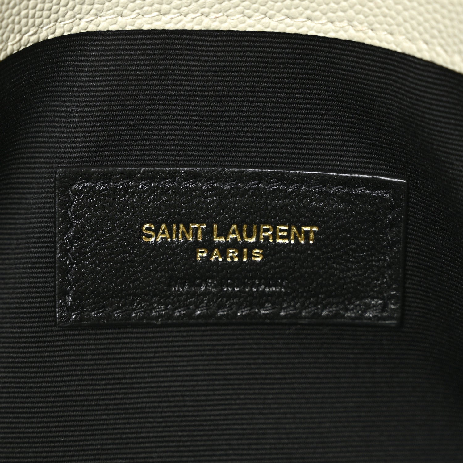 Saint Laurent Grain De Poudre Uptown Pouch Crema Soft 6 of 7