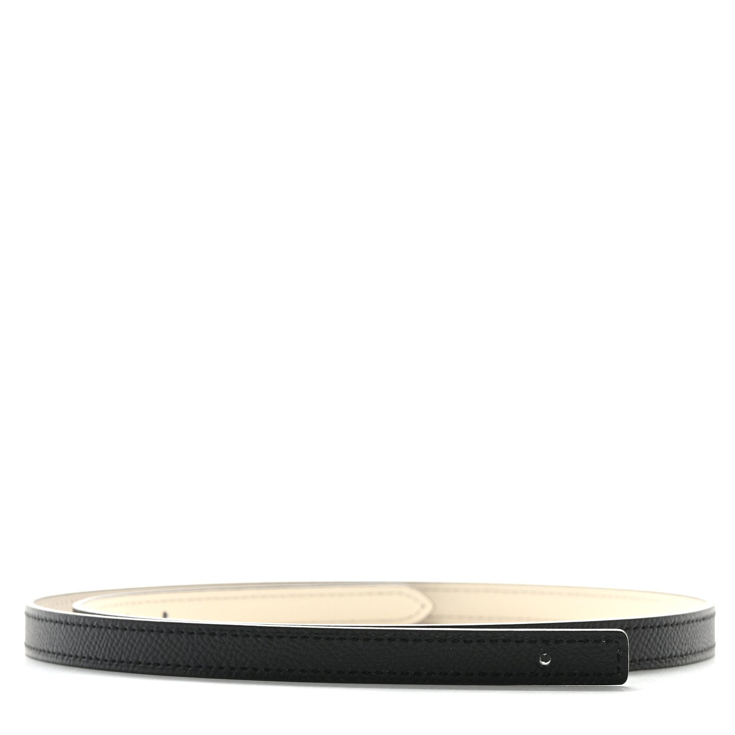 Hermes Swift Epsom 13mm H Belt Strap 75 30 Nata Black 1 of 5