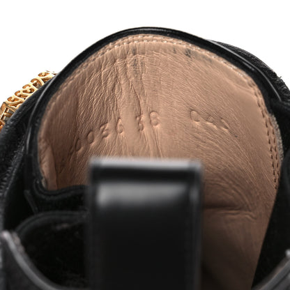 Gucci Calfskin Crystal GG Trip Chelsea Ankle Boots 38 Black 8 of 10
