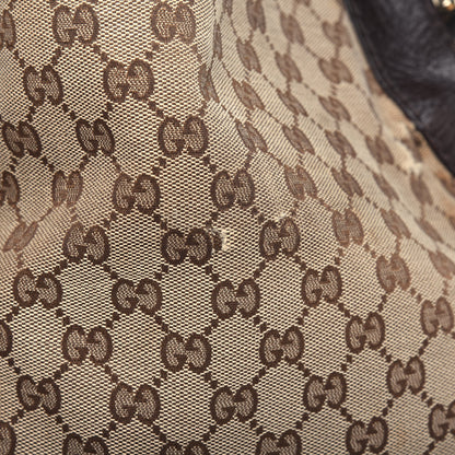 Gucci Monogram Charlotte Medium Hobo Brown 13 of 29