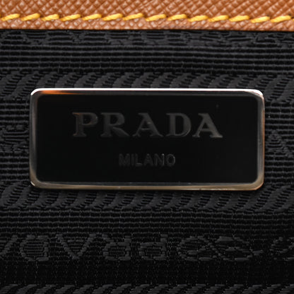 Prada Nylon Vela Saffiano Backpack Mimetico Caramel 6 of 9