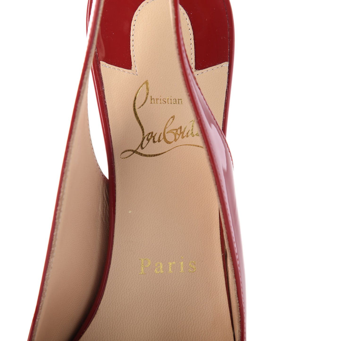 Patent Clare Sling 80 Pumps 37.5 Loubi