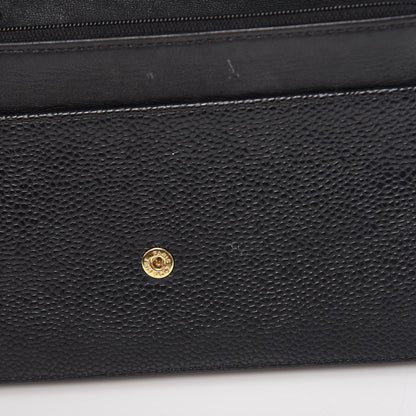 Chanel Caviar Timeless CC Wallet On Chain WOC Black 14 of 15