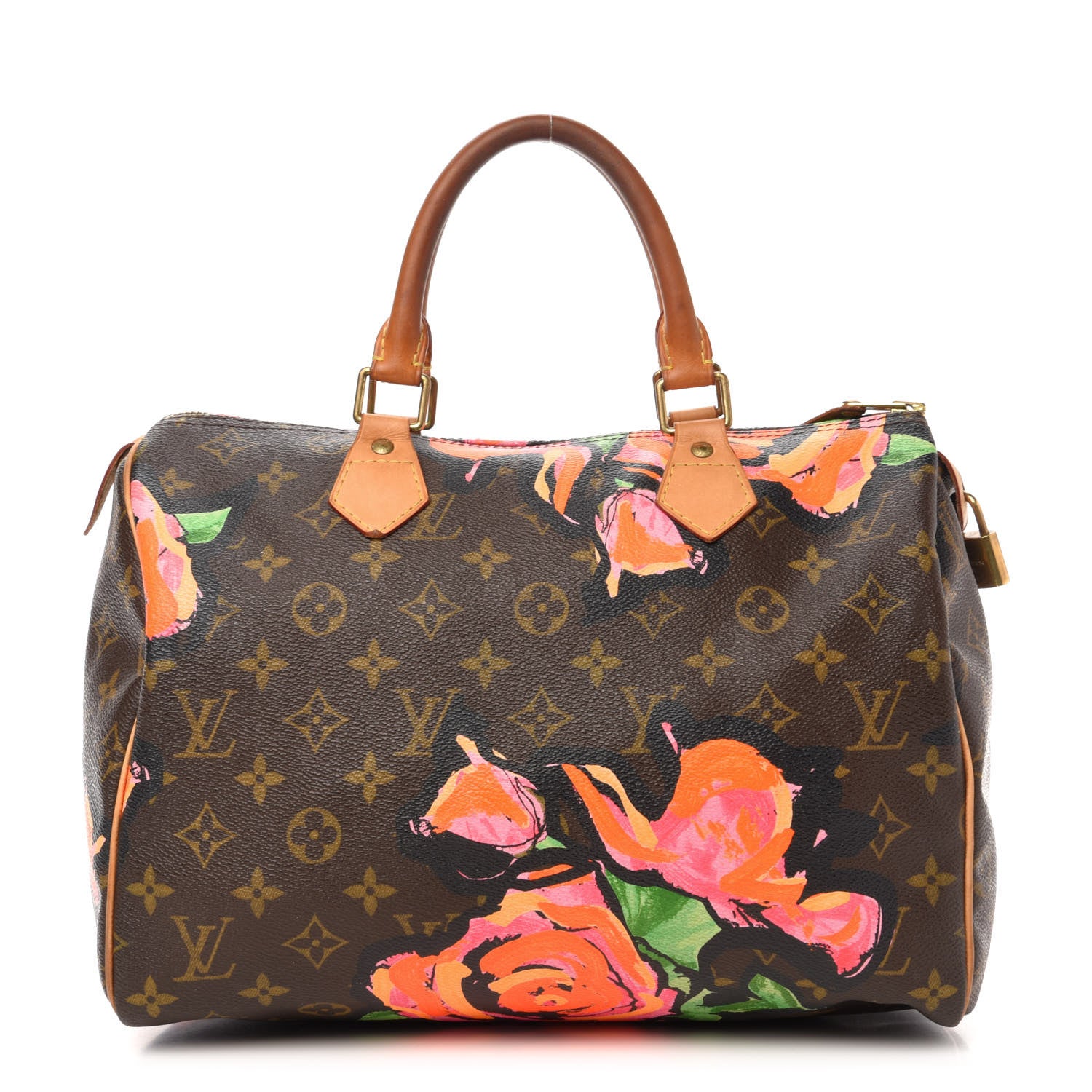 Louis Vuitton Monogram Roses Speedy 30 1 of 15