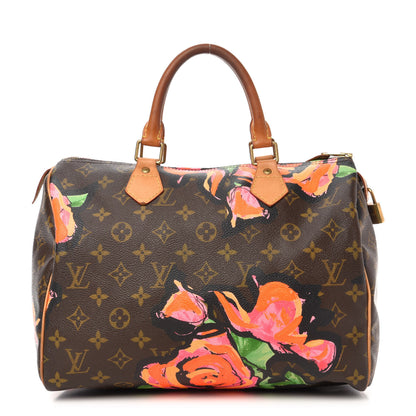 Louis Vuitton Monogram Roses Speedy 30 1 of 15