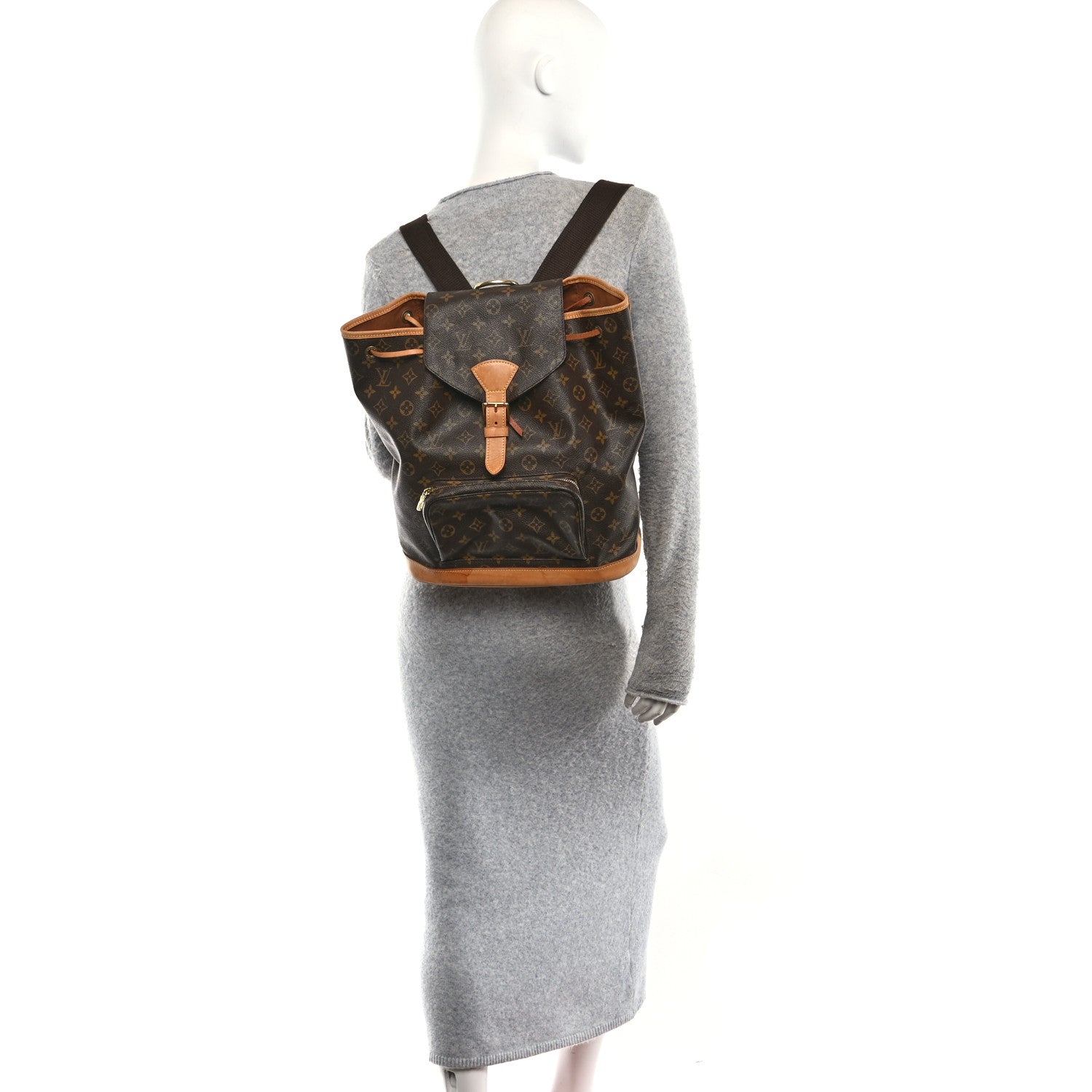 Louis Vuitton Monogram Montsouris GM Backpack 2 of 9