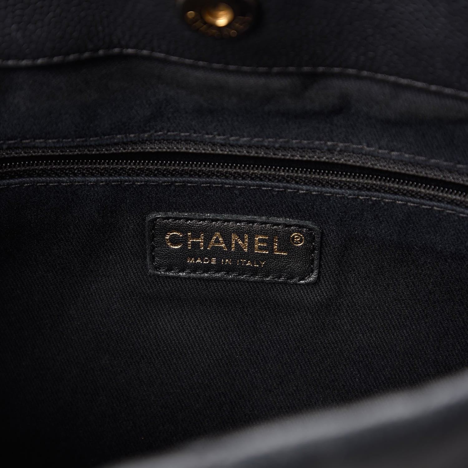Chanel Caviar Quilted Timeless CC Soft Tote Black 8 of 10