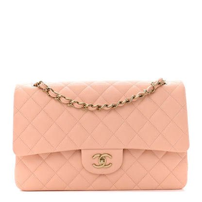 Chanel Caviar Quilted Jumbo Double Flap Light Pink 1 of 12