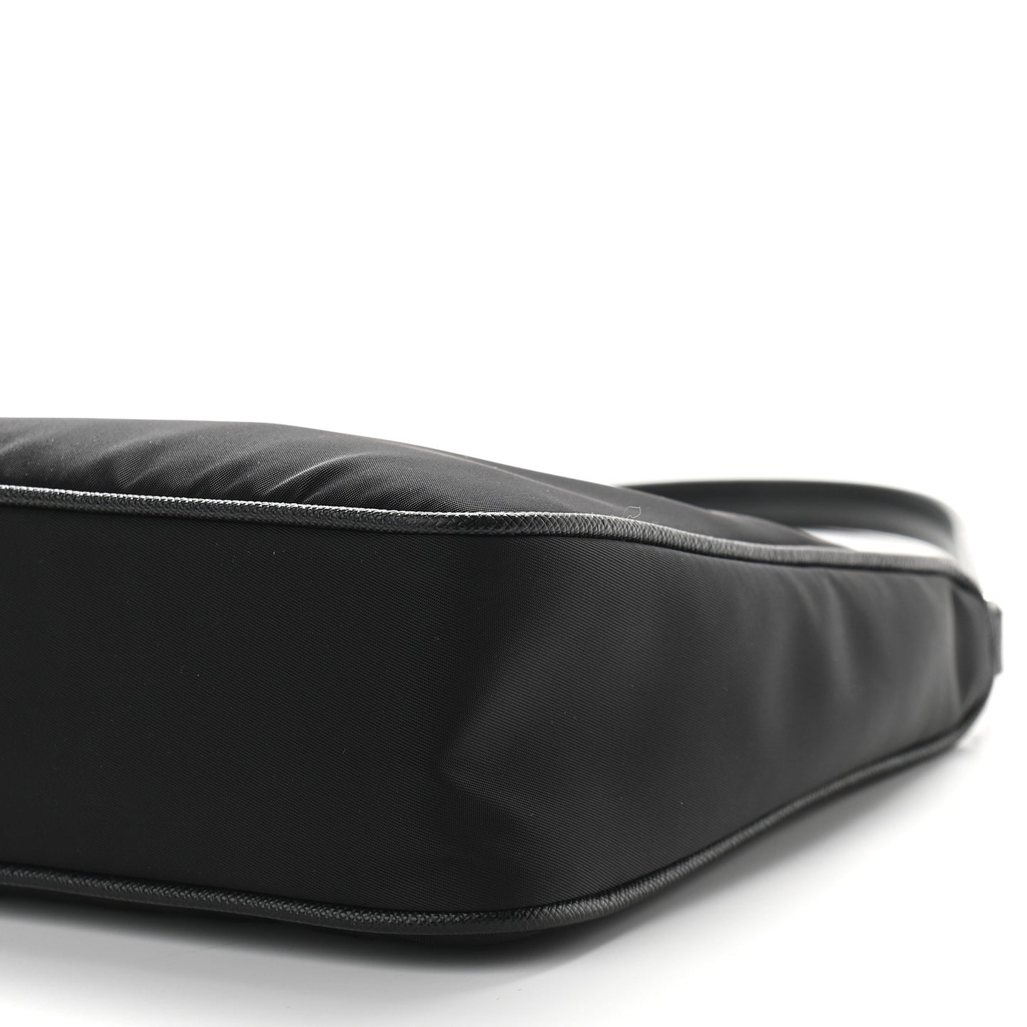 Tessuto Nylon Saffiano Mini Re-Edition 2005 Bag Black