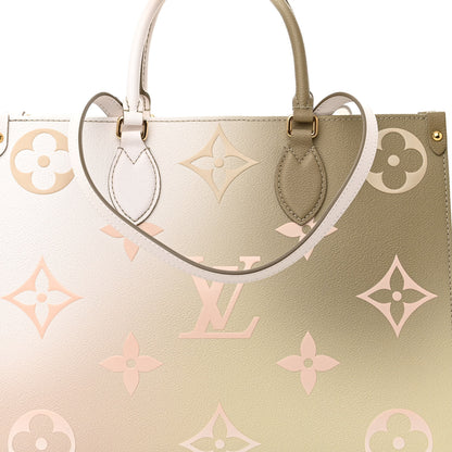 Louis Vuitton Monogram Giant Spring In The City OnTheGo MM Sunset Kaki 7 of 10