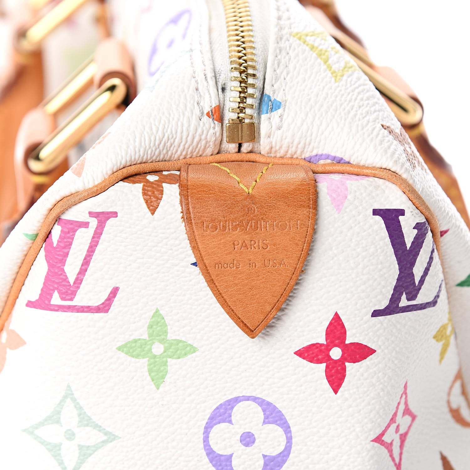 Louis Vuitton Monogram Multicolor Speedy 30 White 6 of 14