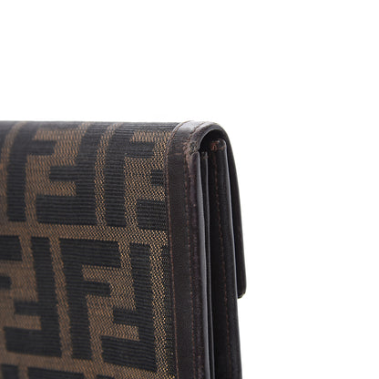 Fendi Zucca Continental Wallet Tobacco 12 of 12