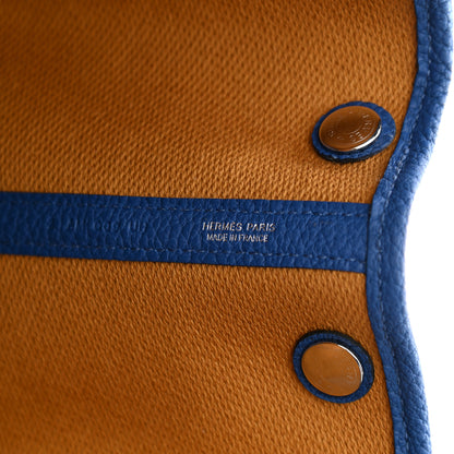 Hermes Twill H Negonda Garden Party 30 TPM Tote Ecru Desert Bleu France 6 of 11