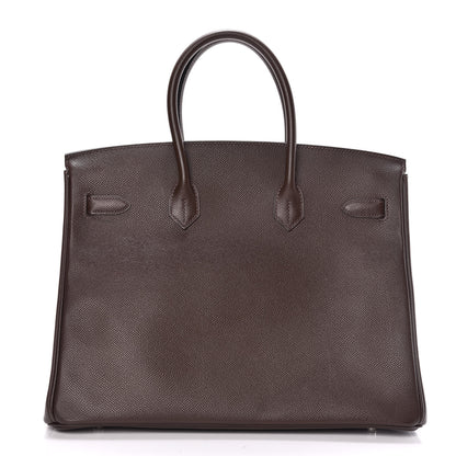 Hermes Epsom Birkin 35 Chocolate 4 of 38