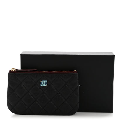 Chanel Caviar Quilted Small Pouch Black 8 of 8
