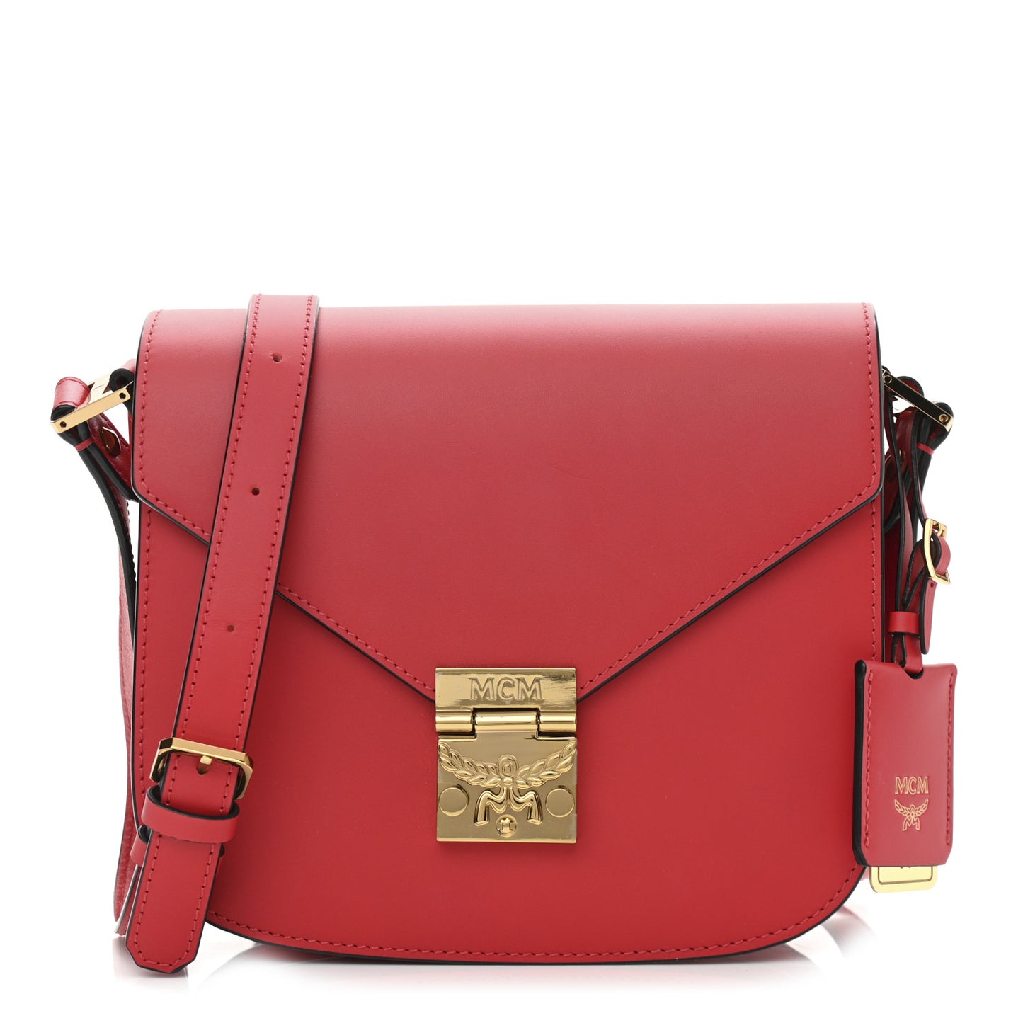 Calfskin Patricia Small Crossbody Bag Red