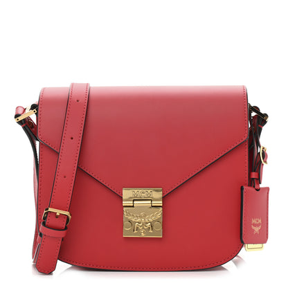 MCM Calfskin Patricia Small Crossbody Bag Red 1 of 10
