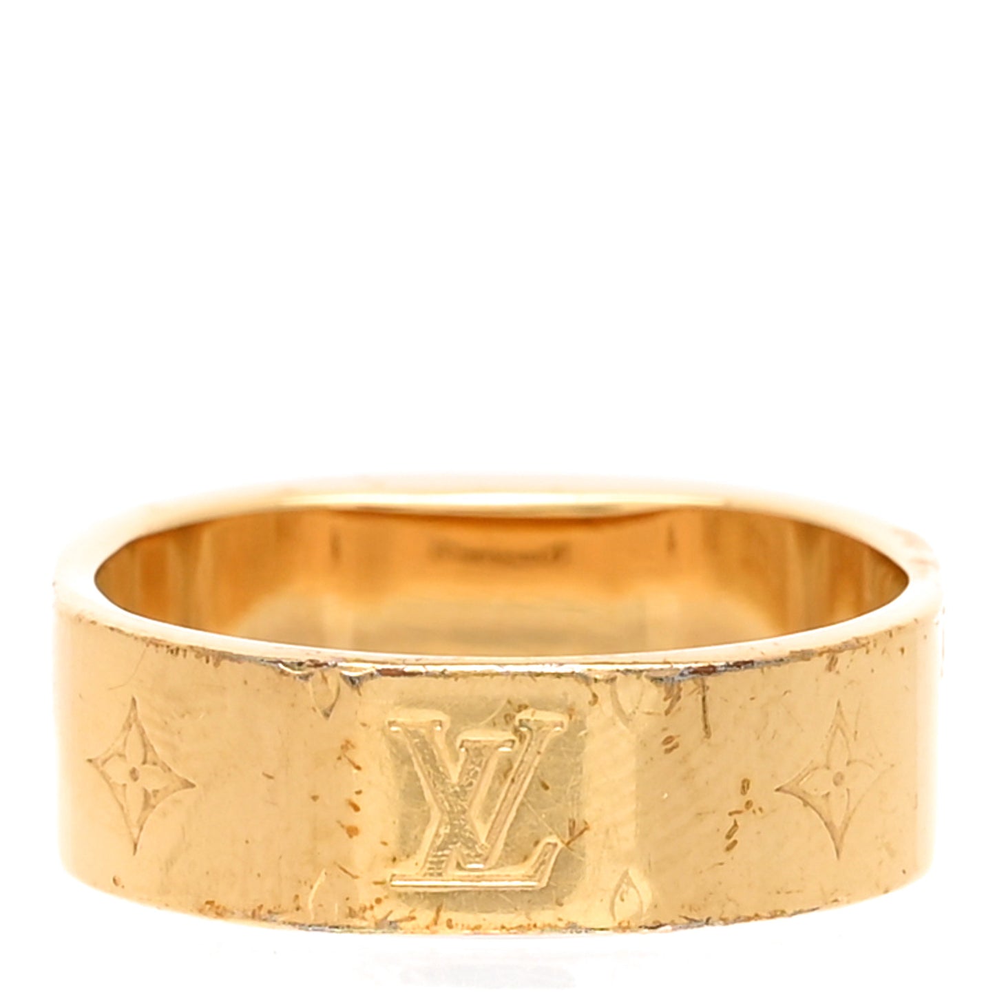 Monogram Nanogram Ring Gold