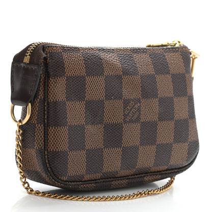 Louis Vuitton Damier Ebene Mini Pochette Accessories 3 of 10