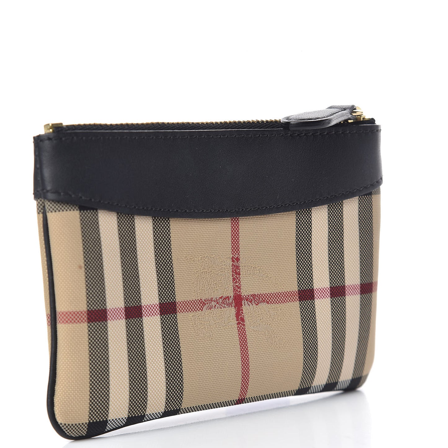 Haymarket Check Zip Pouch Black