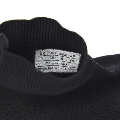 Balenciaga Neoprene Knit Womens Speed Sneakers 36 Black White 7 of 8