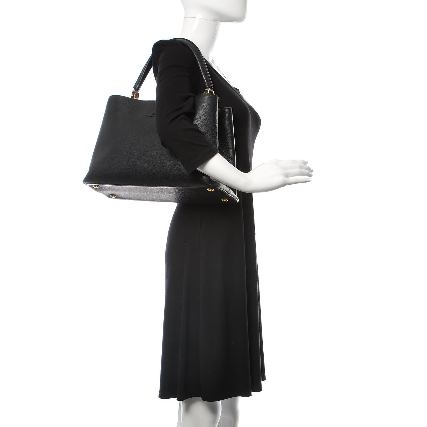 Taurillon Capucines GM Black
