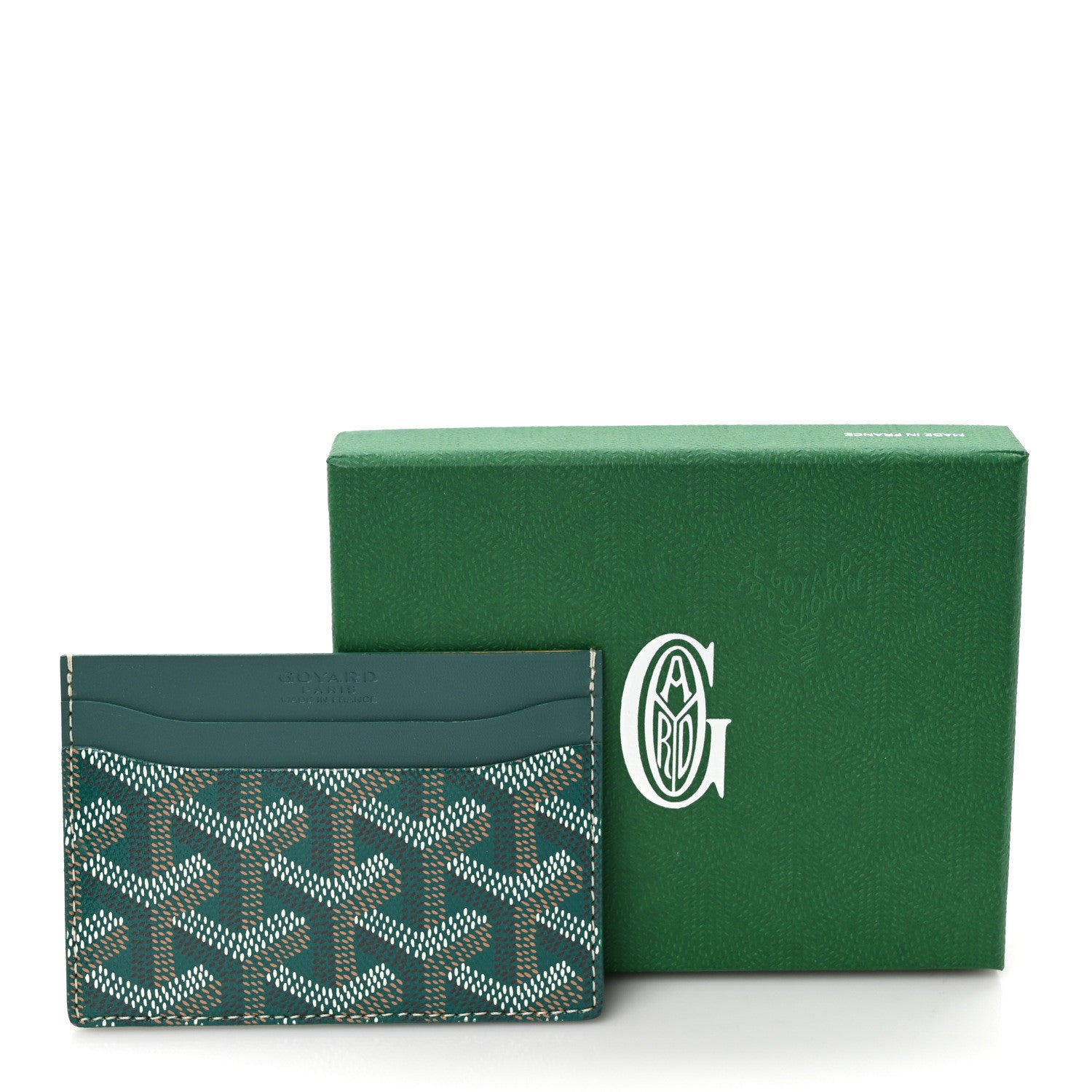 Goyard Goyardine Saint Sulpice Card Holder Green 7 of 7
