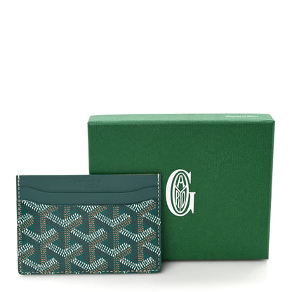 Goyard Goyardine Saint Sulpice Card Holder Green 7 of 7
