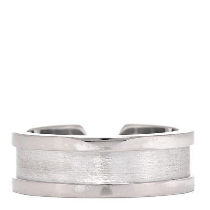 Cartier 18K White Gold 6.5mm Logo De Cartier Ring 50 5.25 3 of 5