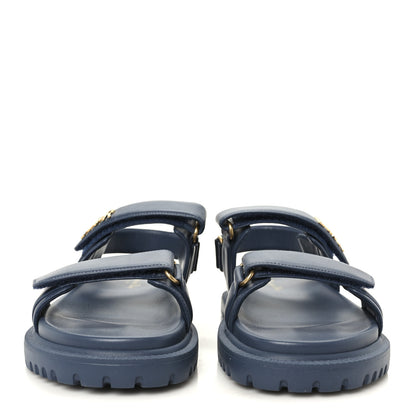 Christian Dior Lambskin Dioract 10mm Sandals 39 Pastel Blue 3 of 10