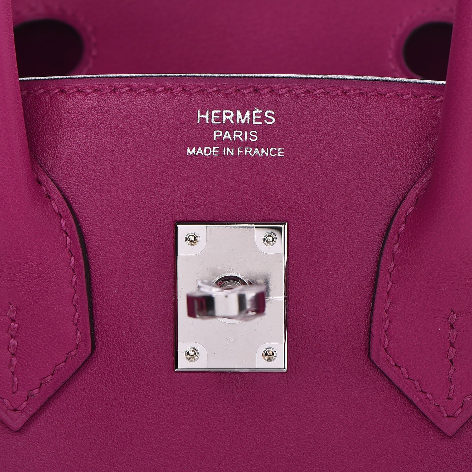Hermes Swift Birkin 25 Rose Pourpre 23 of 35